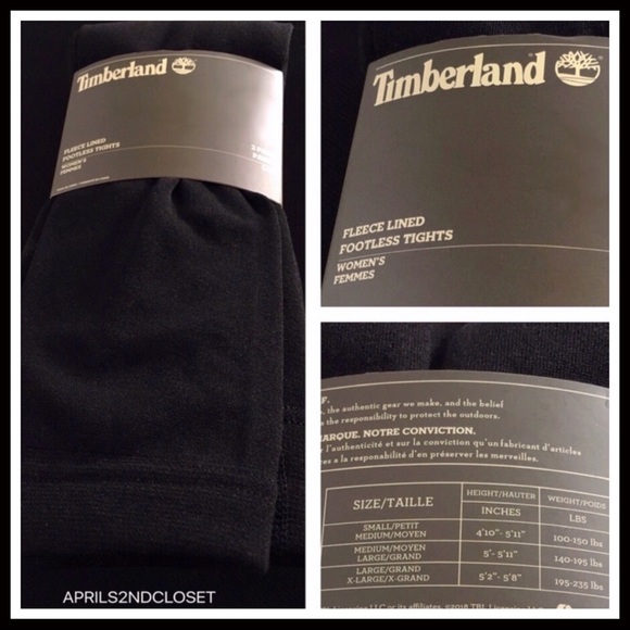 BLACK FLEECE LINED LEGGINGS 2 PAIRS A2C - Picture 11 of 16